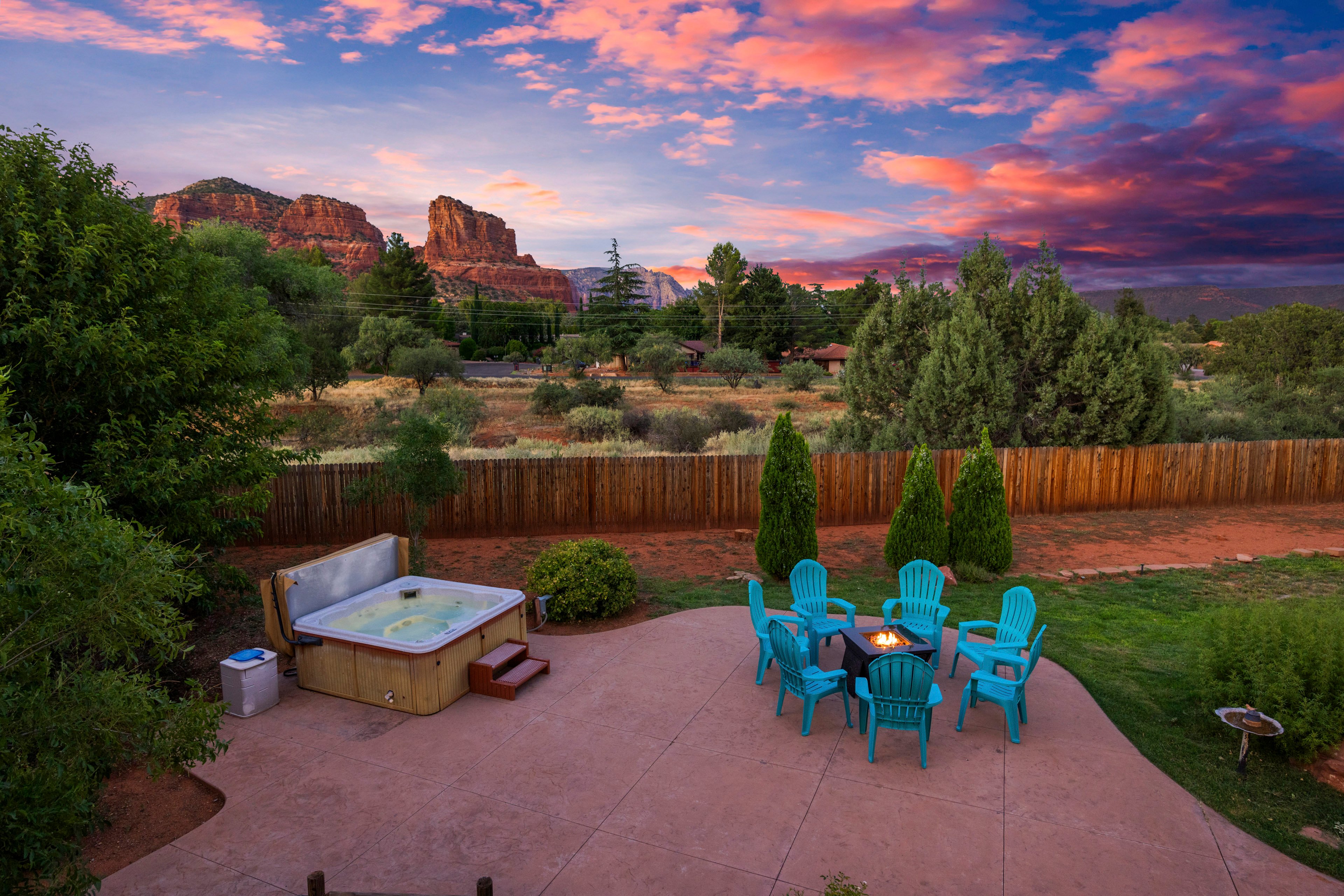 Oak Creek aerial panoramic
