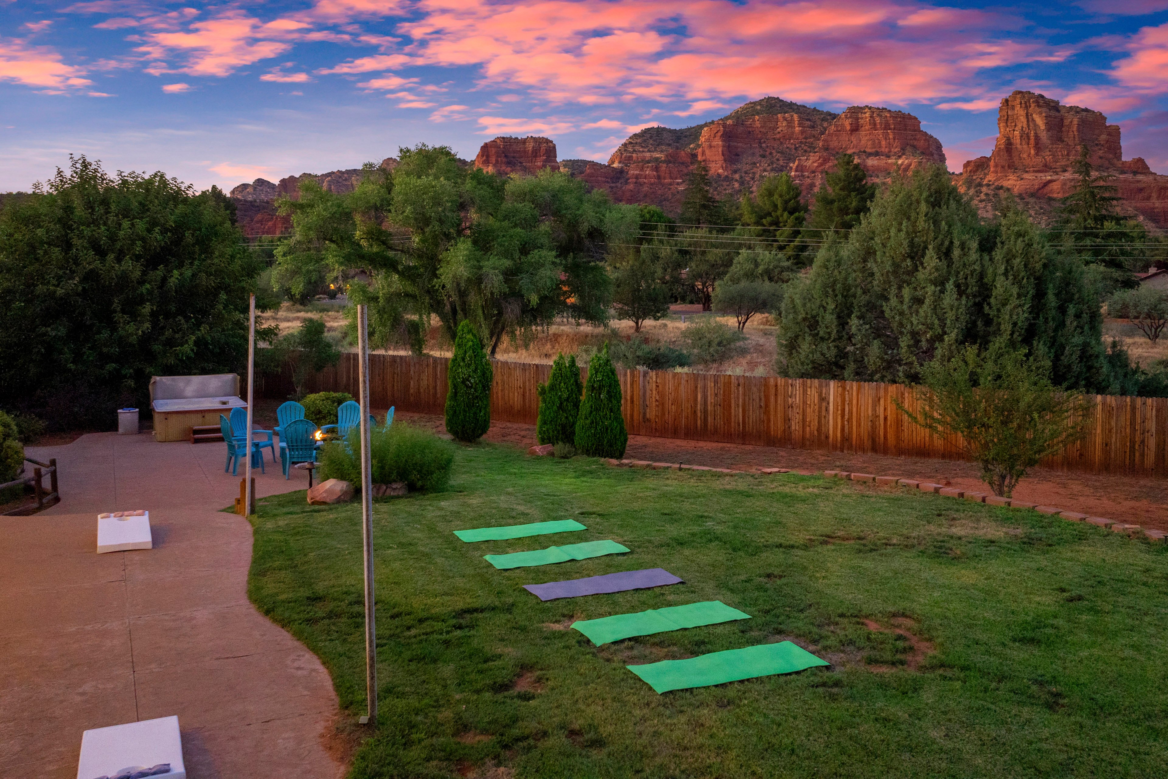 Oak Creek property from above